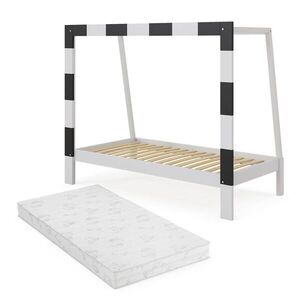 VitaliSpa DETSKÁ POSTEĽ Football goal biely 80x160 cm s matracom vyobraziť