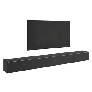 P & B NÍZKÁ KOMODA 2x150 cm, čierna, 300/32/33 cm vyobraziť