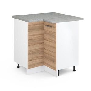 Vicco UNIVERZÁLNA ROHOVÁ SKRIŇA R-Line Sonoma 75.6 cm s dvierkami, s pracovnou doskou vyobraziť