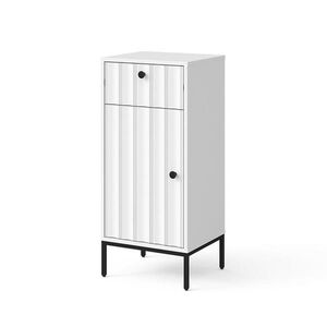 Vicco MIDI SKRINKA Eliza Biele zvlnenie 40 x 87 cm vyobraziť