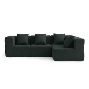 MILYsofa ROHOVÁ sedačka bouclé tkanina lesná zelená vyobraziť