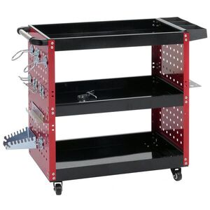 MCW VOZÍK NA NÁRADIE Červený vyobraziť