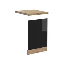 Vicco PREDNÝ PANEL R-Line Čierny vysoký lesk 45 cm , AP Oak vyobraziť