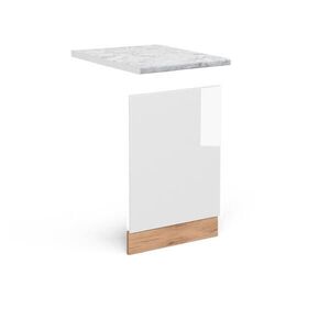 Vicco PREDNÝ PANEL R-Line Biely vysoký lesk 45 cm , AP Marble vyobraziť