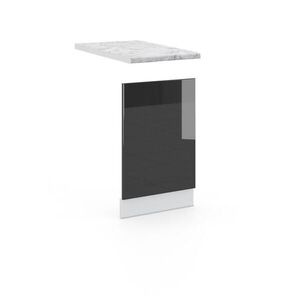 Vicco PREDNÝ PANEL Fame-Line Antracit vysoký lesk 45 cm , AP Marble vyobraziť