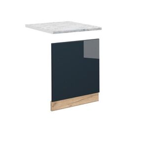 Vicco PREDNÝ PANEL Fame-Line Tmavo modrá vysoký lesk 60 cm , AP Marble vyobraziť