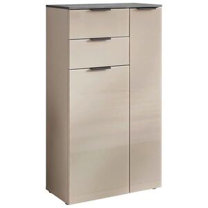 Venda STREDNE VYSOKÁ SKRINKA, antracitová, kašmírová, 60/107/30 cm vyobraziť