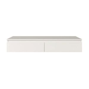 Selsey ZÁVESNÝ písací / toaletný stolík Bemmi, biely, 120 cm vyobraziť