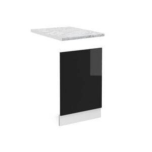 Vicco PREDNÝ PANEL R-Line Čierny vysoký lesk 45 cm , AP Marble vyobraziť