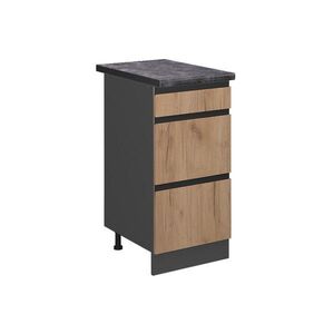 Vicco KUCHYNSKÁ SPODNÁ SKRINKA R-Line Dub Goldkraft 40 cm so zásuvkami, AP antracit vyobraziť