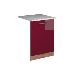 Vicco PREDNÝ PANEL UMÝVAČKY RIADU Fame-Line Bordeaux vysoký lesk 60 cm s pracovnou doskou vyobraziť