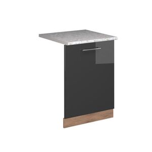 Vicco PREDNÝ PANEL UMÝVAČKY RIADU Fame-Line Antracit vysoký lesk 60 cm s pracovnou doskou vyobraziť