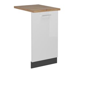 Vicco PREDNÝ PANEL R-Line Biely vysoký lesk 45 cm , AP Oak vyobraziť