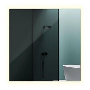 TULUP ZRKADLO Obdĺžnikové 50x50 cm LED 3000K teplé svetlo vyobraziť