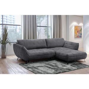 MID.YOU ROHOVÁ SEDAČKA, textil, antracitová vyobraziť