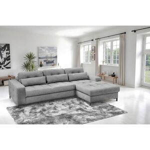 MID.YOU ROHOVÁ SEDAČKA, textil, sivá vyobraziť