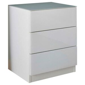 Hom`in NOČNÝ STOLÍK, biela, 46/57/40 cm vyobraziť