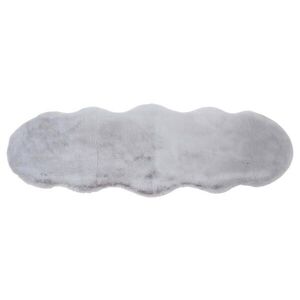 UMELÁ KOŽUŠINA, 55/160 cm, strieborná vyobraziť