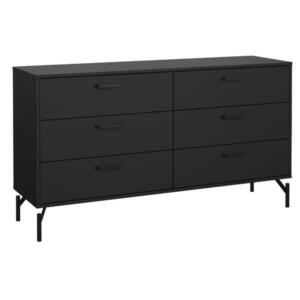 Best Price ŠIROKÁ KOMODA, čierna, 138, 7/76, 6/39, 8 cm vyobraziť