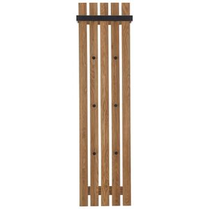 VEŠIAKOVÝ PANEL, prírodná farba, čierna, dub, 40/150/22 cm vyobraziť
