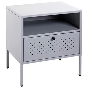 NOČNÝ STOLÍK, sivá, 45/50/35 cm vyobraziť