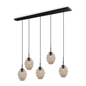 s.luce ECHOS jedálenská stolová lampa 5-plameňová 160cm vrchnák Ø 18cm vyobraziť