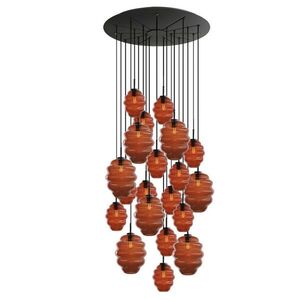 s.luce ECHOS galerijné svetlo 20 svetiel Ø 120cm baldachýn Ø 18/25cm vyobraziť