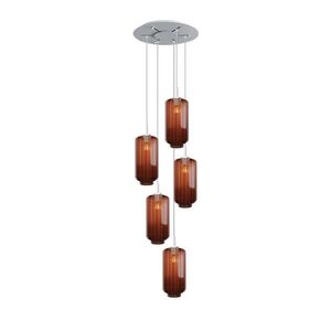 s.luce VELO galerijné svetlo 5 plameňov Ø 60cm vrchlík Ø 18cm vyobraziť