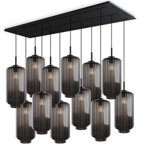 s.luce VELO lampa do jedálne 12 svetiel 200cm 3-radová Ø 18cm vyobraziť