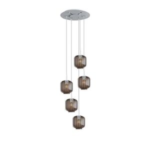 s.luce VELO 5-svetelná galériová lampa Ø 60cm baldachýn Ø 20cm vyobraziť