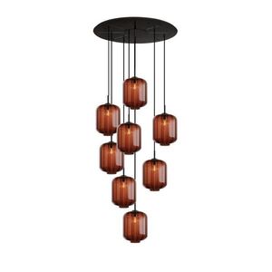 s.luce VELO 8-svetelná galériová lampa Ø 80cm vrchlík Ø 25cm vyobraziť