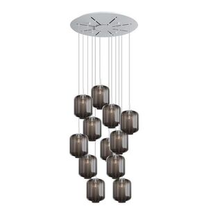 s.luce VELO gallery závesné svietidlo 12 svetiel Ø 80cm Ø 25cm vyobraziť