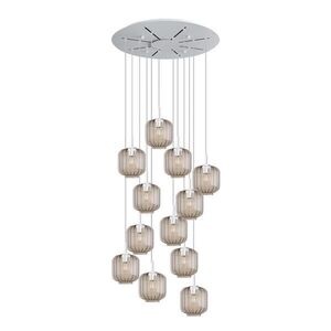 s.luce VELO 12-svetelná galériová lampa Ø 80cm vrchlík Ø 20cm vyobraziť