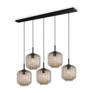 s.luce VELO jedálenská stolová lampa 5-plamienková 160cm vrchnák Ø 20cm vyobraziť