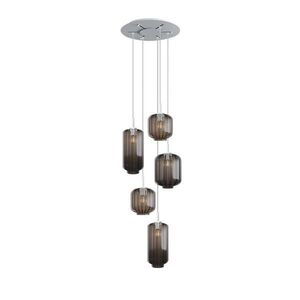 s.luce VELO galerijná lampa 5-plameňová Ø 60cm vrchlík Ø 18/20/25cm vyobraziť