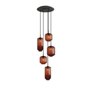 s.luce VELO galerijná lampa 5-plameňová Ø 60cm vrchlík Ø 18/20/25cm vyobraziť