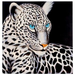 MCW OBRAZ Biely leopard Ručne maľovaný Multicolor vyobraziť