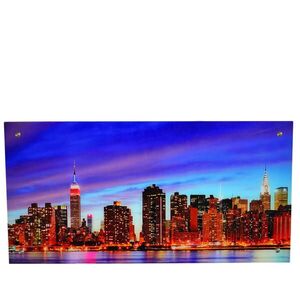 MCW SKLENENÁ OBRAZ NEW YORK Multicolor vyobraziť