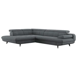 Welnova ROHOVÁ SEDAČKA, textil, antracitová vyobraziť