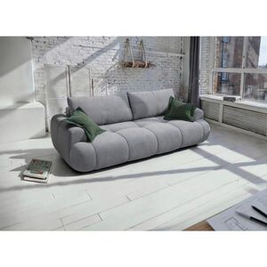 MID.YOU ROZKLADACIA POHOVKA, plast, textil, kompozitné drevo, sivá vyobraziť