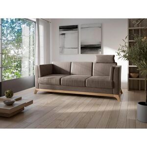 Sit & More TROJMIESTNA POHOVKA, textil, hnedá vyobraziť