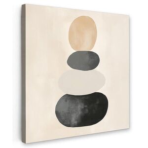 MuchoWow OBRAZ NA PLÁTNE Japandi - Wabi sabi - Béžová 20x20 cm vyobraziť
