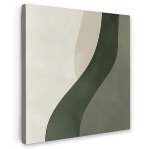 MuchoWow OBRAZ NA PLÁTNE Japonsko - zelená - abstraktná - moderná 20x20 cm vyobraziť