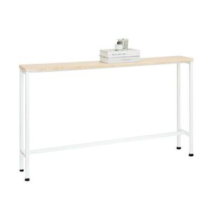 SoBuy KONZOLOVÝ stolík Svetlý Dub 120x20x65cm Minimalistický vyobraziť