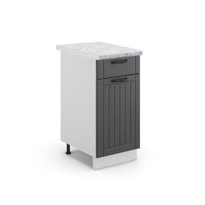 Vicco KUCHYNSKÁ SPODNÁ SKRINKA Fame-Line Antracitový vidiecky dom 40 cm , AP Marble vyobraziť