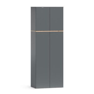 Vicco VYSOKÁ SKRINKA Viktor, antracitová/Dub Goldkraft, 68 x 188.6 cm s 8 uzavretými priehradkami vyobraziť