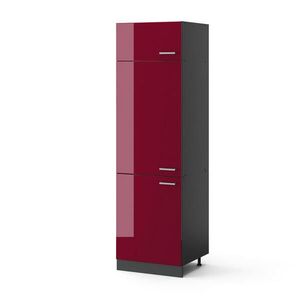 Vicco CHLADNIČKA R-Line Červený vysoký lesk 60 cm vyobraziť