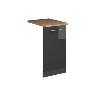 Vicco PREDNÝ PANEL UMÝVAČKY RIADU Fame-Line Antracit vysoký lesk 45 cm , AP Oak vyobraziť