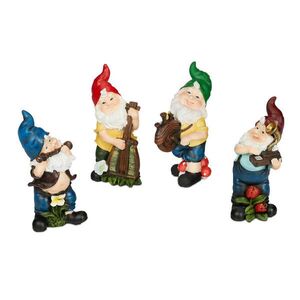 Relaxdays TRPASLÍK viacfarebný Set-4 ks odolný voči počasiu 15 cm vyobraziť