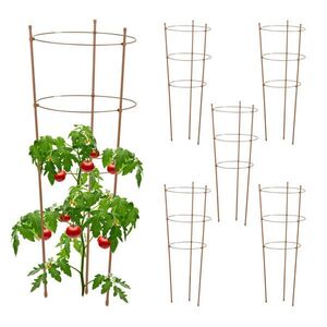 Relaxdays OPORA Hnedá 6-dielny-set kov plast 76 cm vyobraziť